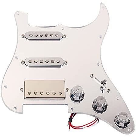 Geladenes Schlagbrett Durable Geladene Vorgeführte Pickguard SSH. Alnico Dual Schiene Humbucker Toll Für Stratocaster Electric Guitar Teile & Zubehör Vorverdrahtetes geladenes Schlagbrett
