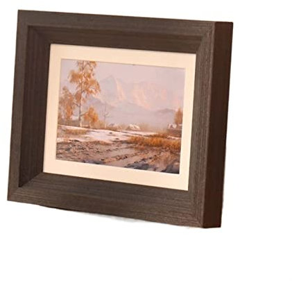 luckxuan Fotorahmen/Bilderrahmen Retro Stereo Holz Fotorahmen 5/6/7/8/10 Zoll Hangpendel Dual Zweck Fotorahmen Wohnzimmerstudium Dekorieren Ornament Leerrahmen (Color : C, Size : 8 Inch)