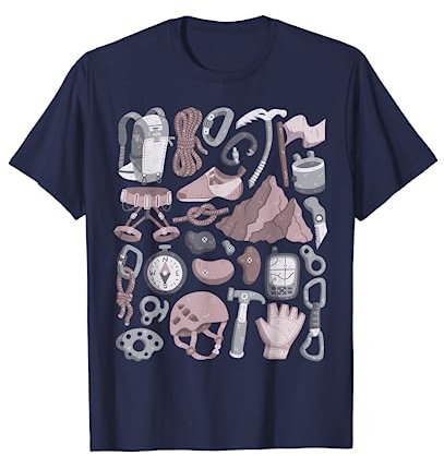 Kletterausrüstung T-Shirt
