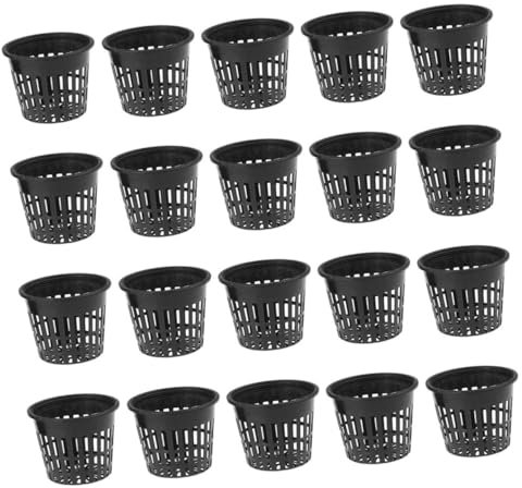 Sosoport 40er-Packung Hydrokultur-pflanzbecher – Kunststoff-netztöpfe Für Den Innenbereich Einfach Zu Verwenden Und Zu Platzieren Für Gartenliebhaber