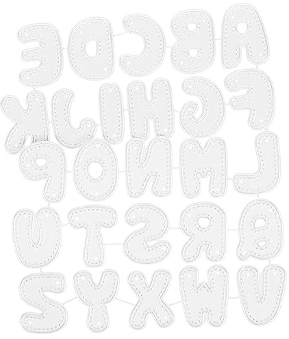 Lurrose 3sets Metal Cutting Die Alphabet Letter Design Cutting Dies for DIY Craft Simple Design Metal Die Cuts for Card Making and Craft Supplies