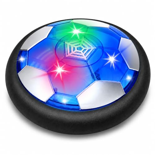 TODARRUN Kids Toys Hover Ball,Colorful LED Light and Soft Foam Bumper Hover Ball for Kids Playing Football Indoor Outdoor Game for Boys Girls 3 4 5 6 7 8+ Year Old Toys