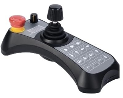 Controlador de palanca de mando Joystick Hall de tres ejes SMC72XL, controlador de caja de control, controlador de joystick de generador de imágenes Maniobras seguras(Power supply 12V output RS485)