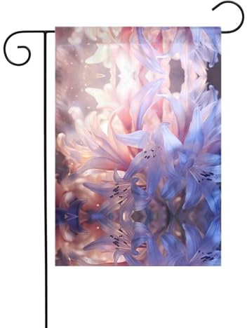 WZYWHJ Bandiera da giardino stampata con giacinto blu, 30,5 x 45,7 cm, per un ambiente esterno alla moda