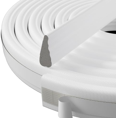 Weather Stripping Door Seal Strip, 118 inch Wedge-Shape Window Foam Seal Strip, Soundproofing, Winter Insulation Tape Strip for Frame, Noise Blocker, Door Gap Filler for Exterior