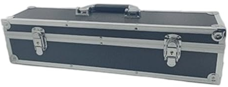 Hattba Mallette à outils de cuisine portable en aluminium avec combinaison résistante aux chocs et compartiments amovibles pour une utilisation commerciale Boîte de rangement en aluminium