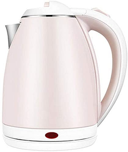 bollitore elettrico， Bollitori Bollitore elettrico con conservazione del calore, 1,7 l, rosa chiaro, for uso domestico, spegnimento automatico, alta potenza, ebollizione rapida