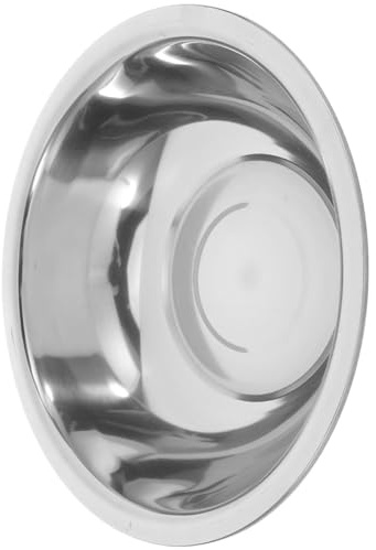 JOINPAYA Bassin Acier Inoxydable pour Bain de Pieds et Lavage Visage 32 CM Bac à Linge Portable Usage Salle de Bain Minimaliste