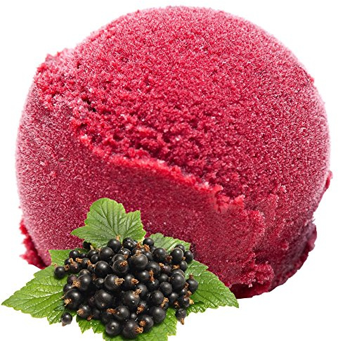 Schwarze Johannisbeere Geschmack 1 Kg Gino Gelati Eispulver für Speiseeis Softeispulver Speiseeispulver