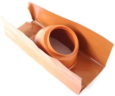 Vaillant 0020064751 Universal-Schrägdachpfanne, 25-50 Grad, flexible Bleischürze, rot