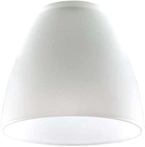 MiniSun | White Frosted Glass Bowl Shaped Replacement Shades | Lamp Shades, Home Décor & Improvement Essential | Pack of 3 | 13.5cm Shade Width