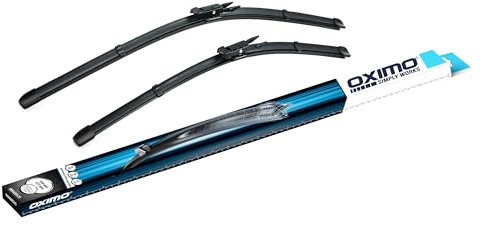 OXIMO Scheibenwischer Set Auto - Wischerblätter Set - Autoscheibenwischer Vorne - Auto Zubehör - kompatibel mit Audi A3 (8P1), Audi A3 (Sportback 8PA), BMW 3 (E90)