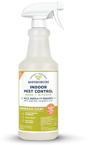 Wondercide All Natural Indoor Pest Control Home and Patio Spray 32 oz Lemongrass