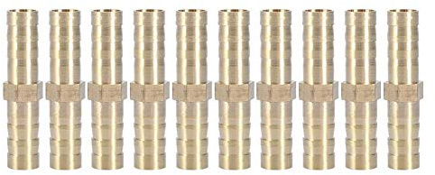 Gerader Stacheldraht Adapter Für Gerades Schlauch Bidirektional Messing Schlauchverbinder Verbindungsstück 6/8/10/12/14/16/20 Mm (8 Mm 10 Stück)