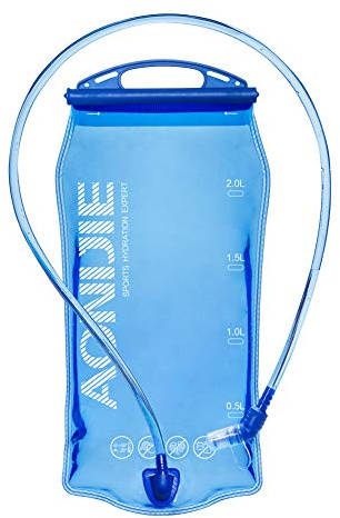 LOVARTS BEAUTY Trinkblase Wasserblase BPA Frei Wasserbehälter für Rinkrucksack geeignet Fahrradfahren Trinkbeutel (2L)