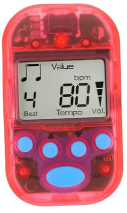 BESTonZON Digitales Metronom Für Gitarre Elektronischer Tuner Mini-clips-metronom Für Klavier Und Andere Instrumente Leicht Zu Befestigen Bedienen