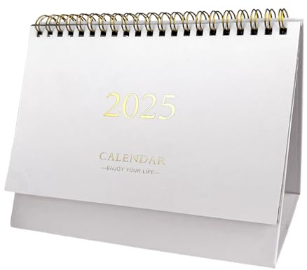 Calendrier de bureau 2025, calendrier de bureau 2025 Wrendale Calendrier 2025 Calendrier académique pour l'école, le bureau, la maison, la table de bureau (blanc)