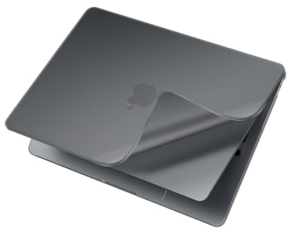 NPUOLS PP Weiche Matt Hülle für MacBook Air 13,6 Zoll 2026-2022 M5 M4 M3 M2 Modell A3449 A3240 A3113 A2681, Leichtgewicht und Passform, Kunststoff Schutzhülle+TPU Tastatur in EU Version, Mattschwarz