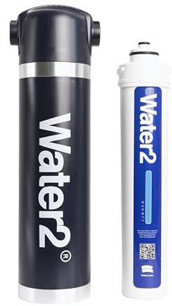 Water2 Pod 2.0 Kit – Under Sink Filter - Reduces Contaminants for Filtered, Better-Tasting Water. Quick & Easy to Install - Includes Capsule, Flexis, Smart Buzzer & Guide. Backed by Bear Grylls.
