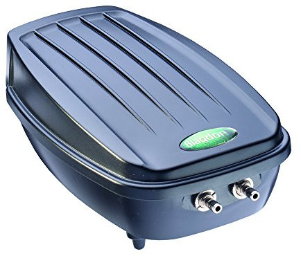 Blagdon Pond Water Oxygenator Kit, 2 Outlet Aeration Air Pump for Standard Ponds up to 2000 litres, Green