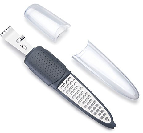 LACOR - 63911 - Rallador Decorador Limon 3 Funciones - Gris