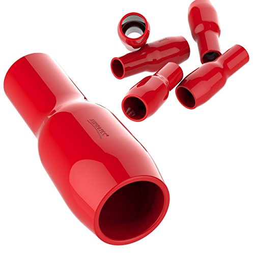 AUPROTEC 10x Isolationstülle für Kabelschuhe 120mm² - 150mm² rot V120 PVC Isolation für unisolierte Rohrkabelschuhe uvm.