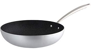 Pentole Agnelli ALCX111BGPI28 Padella Antiaderente Pelle di squalo, Alluminio, adatta per induzione, 28cm