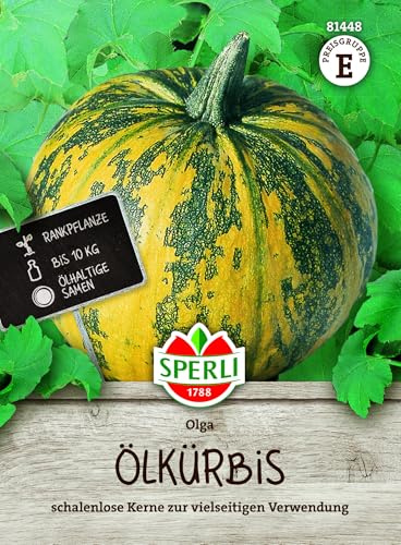 Sperli Ölkürbissamen Olga 81448, Gemüsesaat | Für Kürbiskernöl, Freiland & Hochbeet geeignet