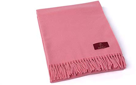 Ritter Decken Luzern Merino-Wolldecke 130 x 180 cm - Altrosa | Leichtes Plaid aus 100% Merino-Schurwolle, ideal als Kuscheldecke, Sofadecke, Wohndecke & Tagesdecke, Made in Germany