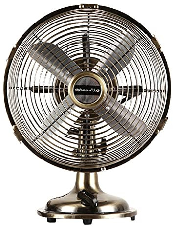 BBGS Ventilateur de Bureau Silencieux Oscillant Automatiquement Ventilateur de Table Ventilateur de Circulation d'air Rétro pour Chambre Bureau Salon, 20/25/30cm (Size : 20cm)