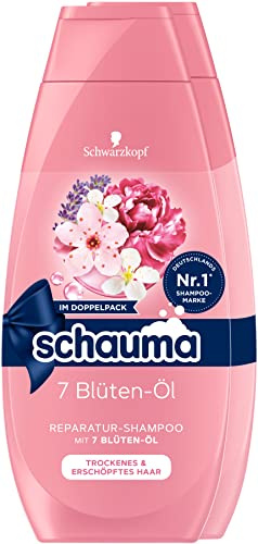 SCHAUMA Shampoo 2er 2x400 ML 7 Blüten-Öl