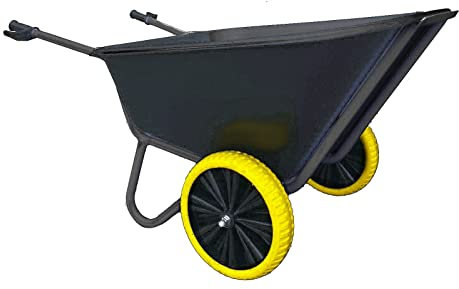 Schubkarre KTL beschichtet Futterkarre 293L 2 Rad KELBERG PU Räder Starcoflex