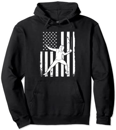 Fechten Degen Fechter Pullover Hoodie