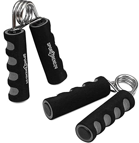 Sporttrend 24® 2er Set Fingerhantel Schaumstoffgriff | Handmuskeltrainer, Unterarmtrainer, Steigerung der Griffkraft
