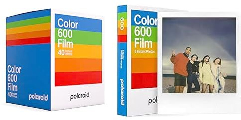 Polaroid Film Couleur pour 600 - x40 Film Pack - 6013 & Album Photo - Grand