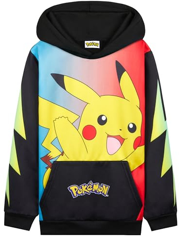Pokémon huvtröjor för barn, bekväm huvtröja för barn med kängurufickor.