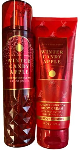 Bath & Body Works Fragrance Gift Sets (Winter Candy Apple Mist - Cream)