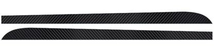 Faldón Lateral Coche 2 Uds Para BMW E90 E92 E93 F20 F21 F30 F31 F32 F33 F34 F15 F10 F01 F11 F02 E46 Falda Lateral Coche Pegatinas Rayas De Alféizar 3D Fibra Carbono Falda Lateral Automóvil ( Color : F