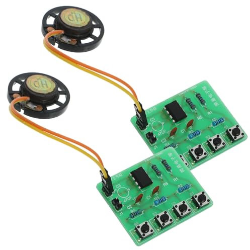 JOINPAYA Elektronik Lernset Selbstgemacht Oszillator Lötübungsteile Ne555 Oszillatorbausatz Leichtes Musik Instrument Für Bastler Und Schüler