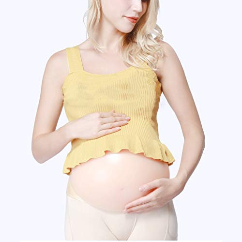 SXTYFBB Gefälschter Schwangerschaftsbauch, 2-10 Monate, Silikon-Bauchbauch, falscher Bauch für Filmrequisiten, Serienrequisiten, Parodie Kostüm, Cosplay (Größe: 2-3 Monate)