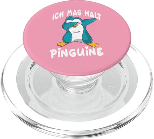 Ich mag halt Pinguine Mädchen Kinder Damen Herren Penguin PopSockets PopGrip für MagSafe