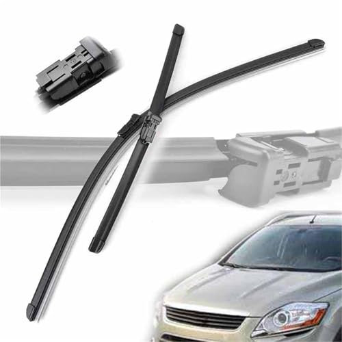 BMDBD Balais D'essuie-Glace Avant pour Ford pour Kuga MK1 2008 2009 2010 2011 2012 Pare-Brise Pare-Brise Nettoyeur De Vitres Brosses De Pluie pour Voiture 24+17 Essuie Glace