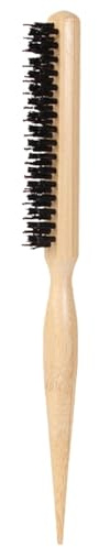 Brosse à lisser les cheveux – Brosse à cheveux lisse | Pinceau taquin | Brosse peigne arrière | Peigne taquin à poils | Peigne à cheveux en nylon | Peignes à queue de cheveux fins, peigne à friser