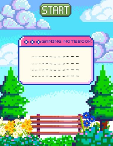 Gaming Notebook: Retro Pixel Cover, Lined Journal for Gamers, Streamers & Game Developers, Perfect for Strategy Notes, Level Design & Creative Brainstorming
