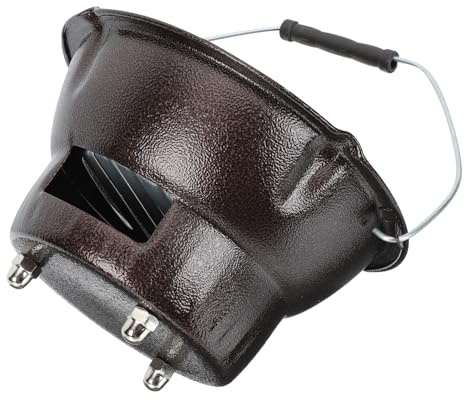 KOMBIUDA Stufa a Carbone in Ghisa Multifunzionale per Barbecue e Riscaldamento da Esterno Bruciatore per Cucina da Campeggio Resistente e Portatile Bordi Lisci per Uso Outdoor