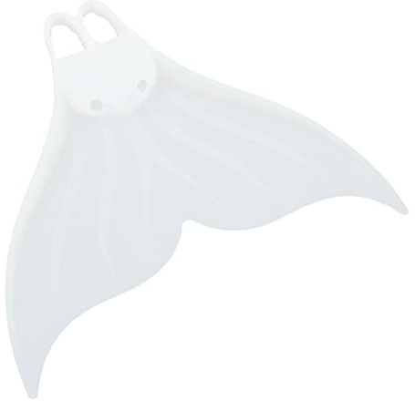 Rcniso Pinne da Nuoto Pinne da Coda a Sirena da Immersione in Silicone Morbido Esercizio per la Forza delle Gambe per Adulti Surf Nuoto 38-40 4,3 Pollici