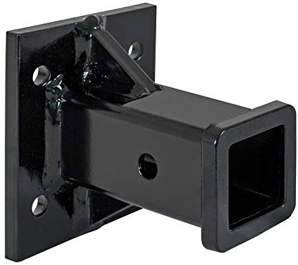 Buyers Products 1804055 2 Bolt-On Receiver Tube, 20,000 Lbs MGTW, 2,000 MVL, Corrosion Resistant Black Powder Coat Finish, Receiver Hitch Accessories