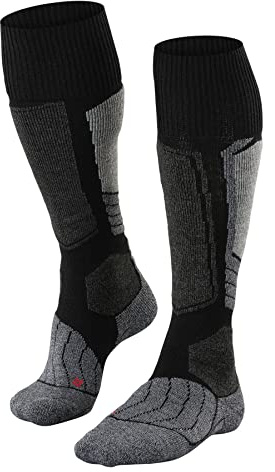 Falke Hombre SK1 Calcetines De Esquí Calcetines de esquí Comfort esquí 16506 1 Par - Negro, 42-43