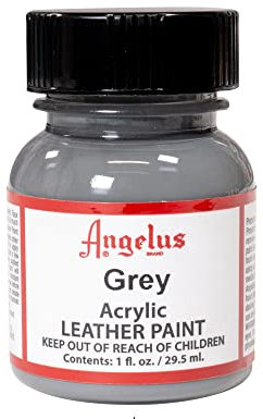 Angelus Acryl-Lederfarbe, Unisex-Erwachsene, 50-1948-A3, grau, 1 Oz Standard