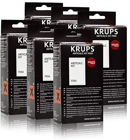 Krups F054 - Lote de 6 polvos descalcificadores (2 bolsas de 40 g)